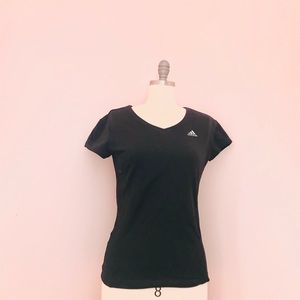 Black adidas tee